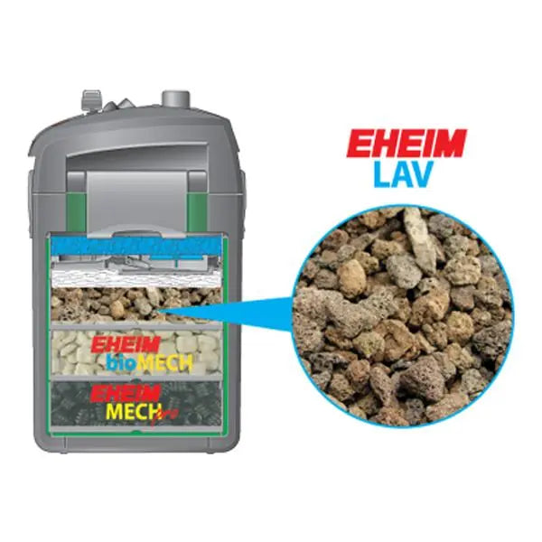 Eheim Lav Stone Volcanic Rock Biological Filter Media 1 Liter