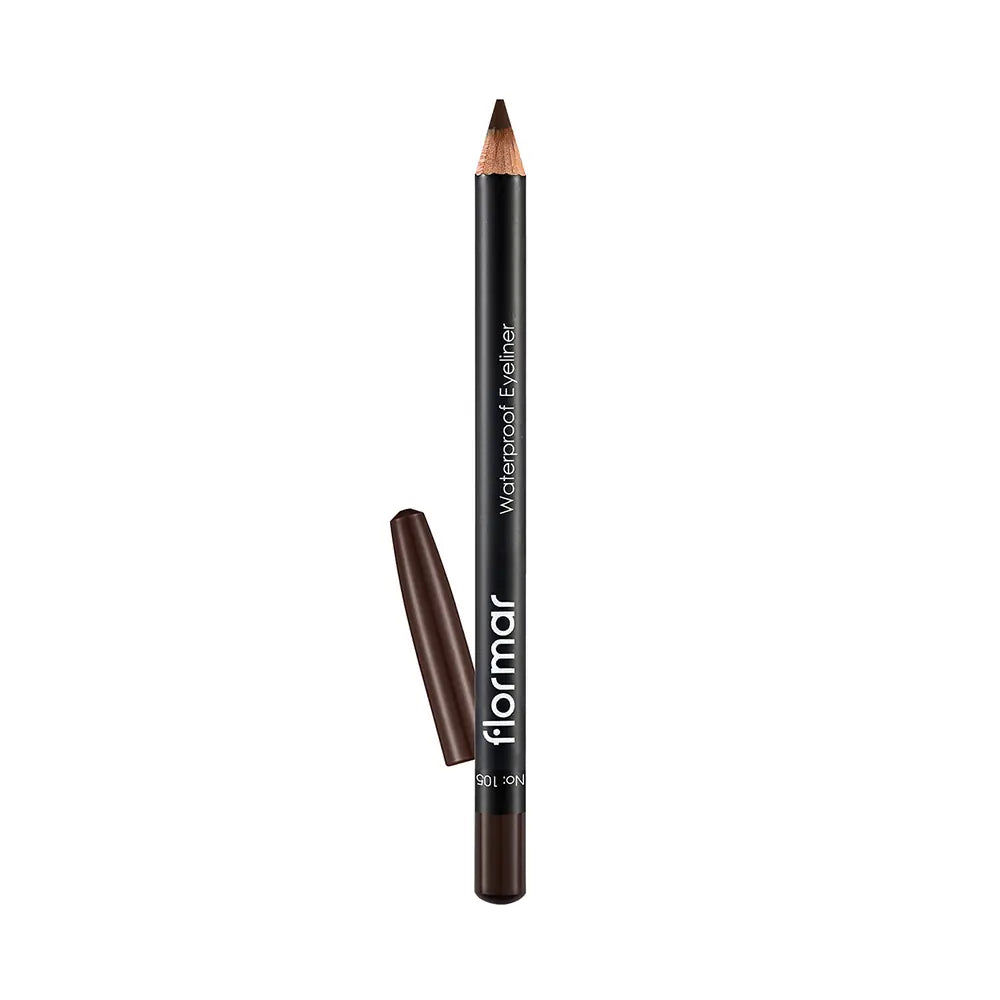 Flormar Waterproof Matte Eyeliner Pencil in 105 Warm Brown