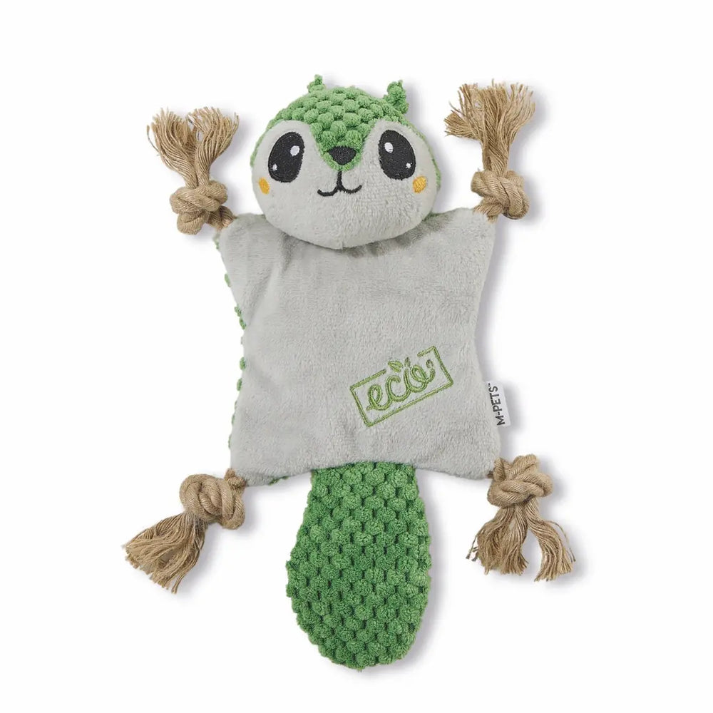 M-Pets Terra Eco Pip Plush Puppy Toy for Playtime