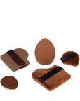 Royal Paris Chocolate Makeup Sponge Set 5-Piece