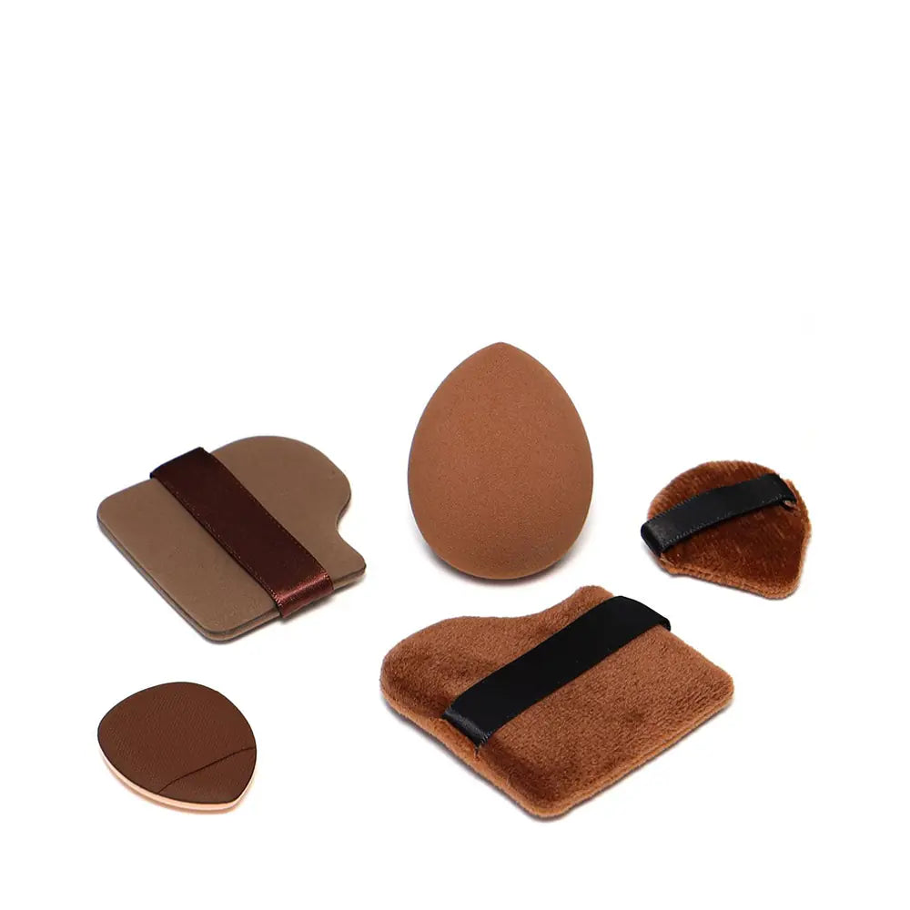 Royal Paris Chocolate Makeup Sponge Set 5-Piece
