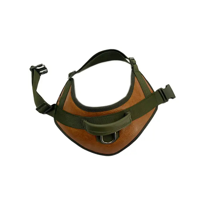 Petgross Leather Chest Harness for Large Dogs