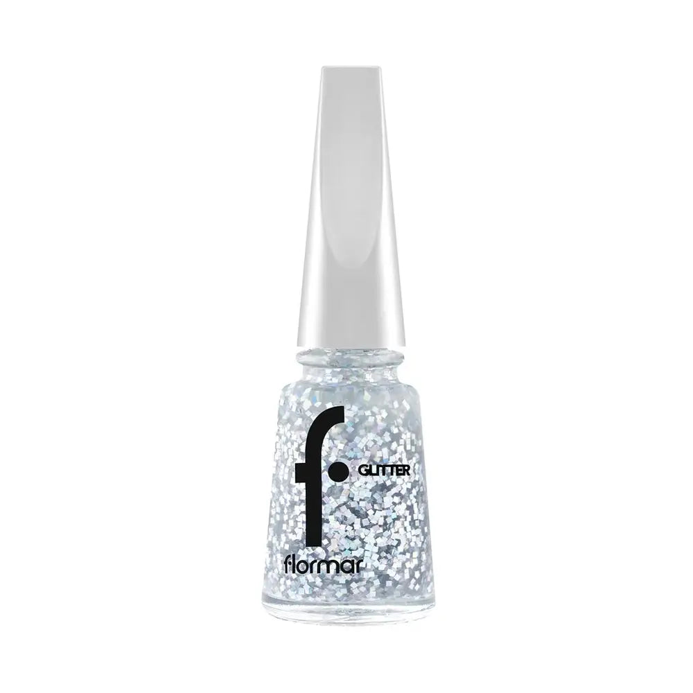 Flormar Glitter Nail Enamel in GL01 Stardust 11ml