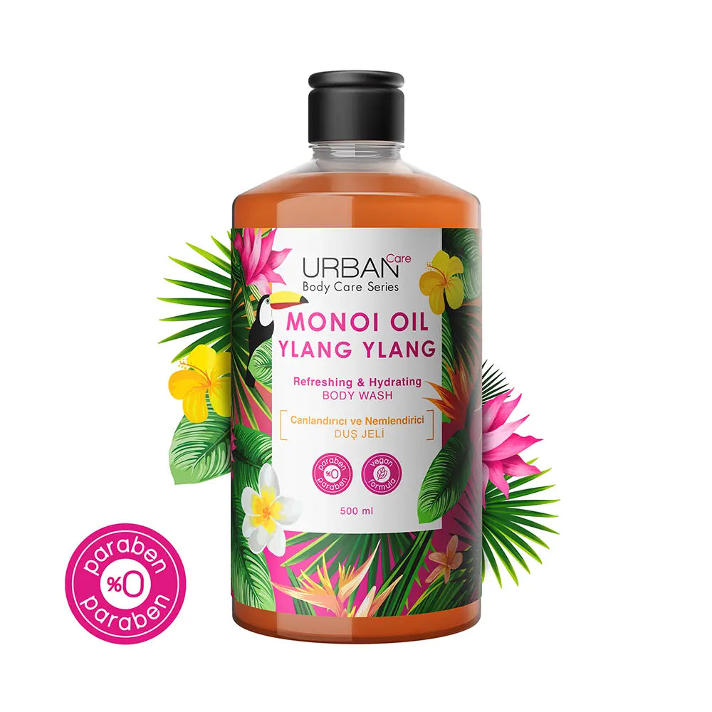 Urban Care Monoi Oil &amp; Ylang Ylang Refreshing Body Wash 500ml