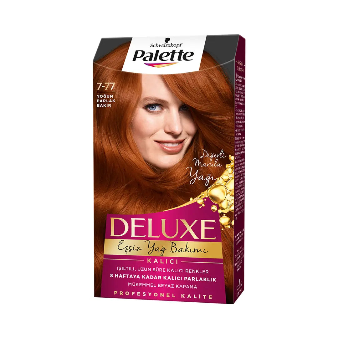 Palette Deluxe 7-77 Yo_un Bakõr Hair Dye - Achieve Vibrant Copper Hair Color
