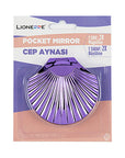 Lionesse Seashell Pocket Mirror for On-the-Go Touch-Ups