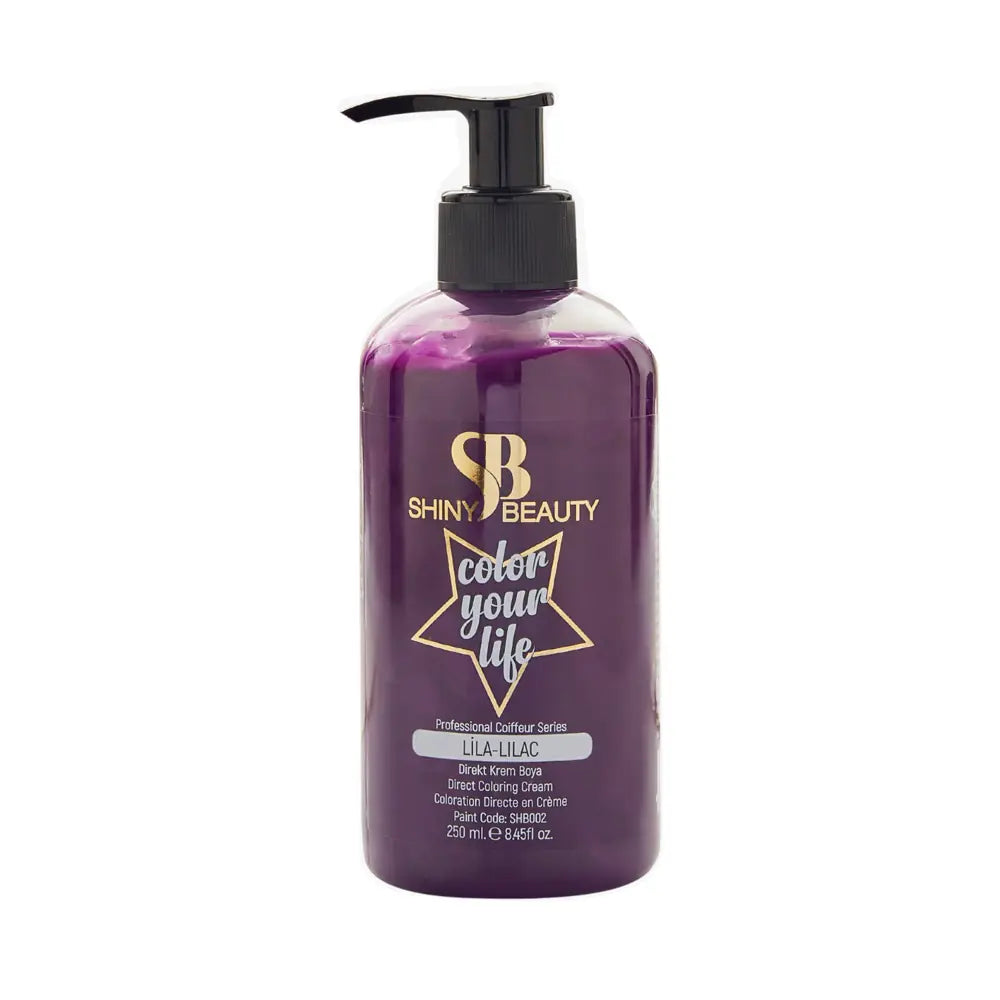 Shiny Beauty Hair Color Lila for Vibrant Tone 250ml