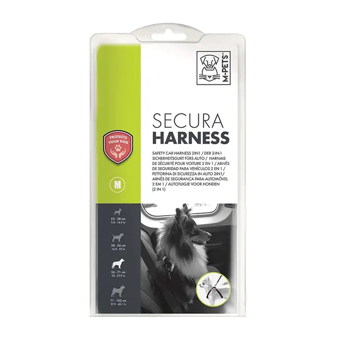 M-Pets Secura 2-in-1 Dog Harness for Medium Breeds 56x71cm