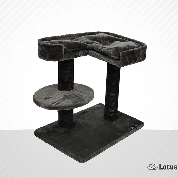 Lotus Pet Design Padua Grey Cat Scratcher for Play and Claws