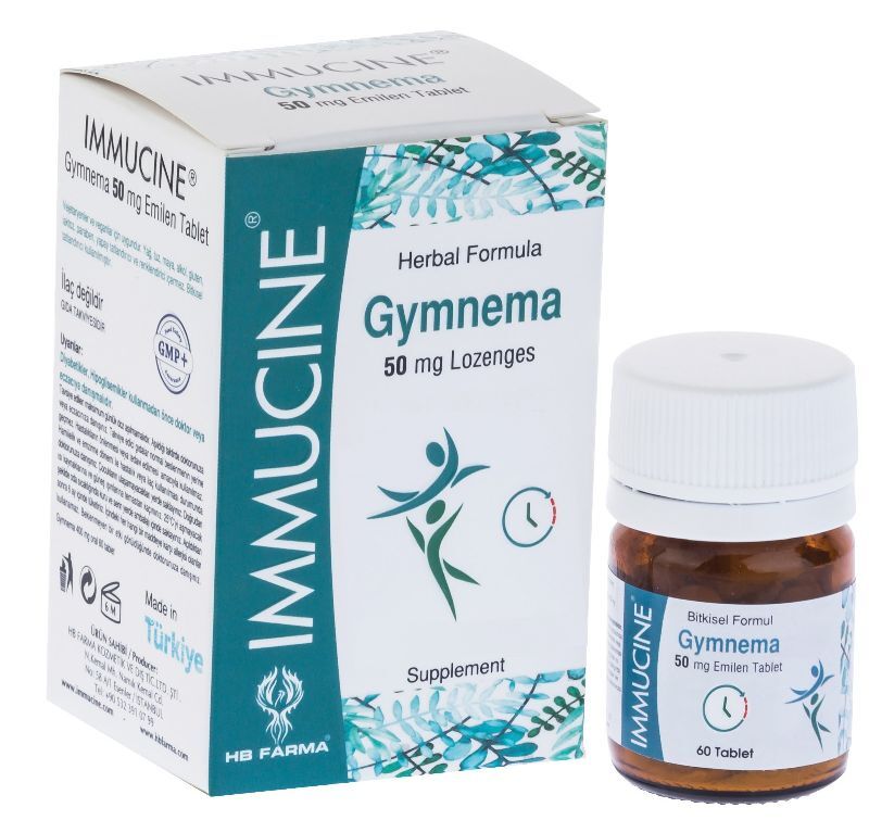 Immucine Gymnema 50mg Dietary Supplement 60 Lozenges