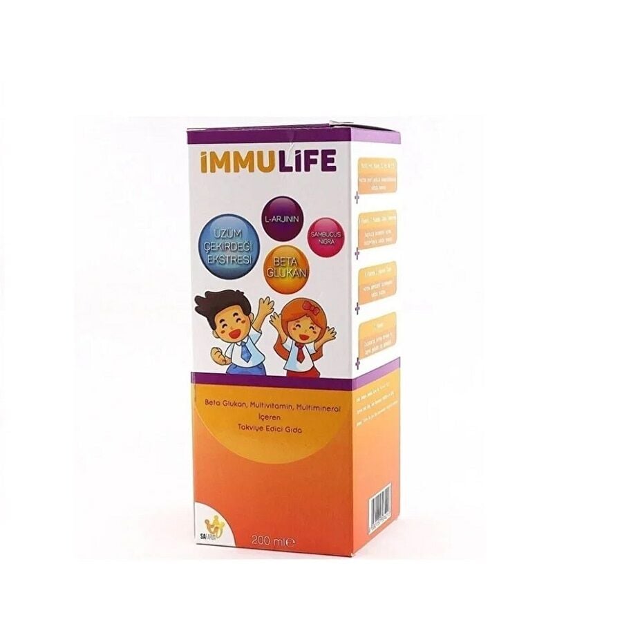 Safarma Immulife Multivitamin & Mineral Liquid Supplement 200ml