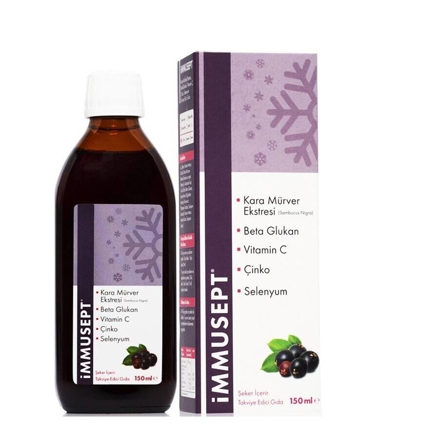 Beka Pharma Immusept Elderberry Syrup with Vitamin C 150ml