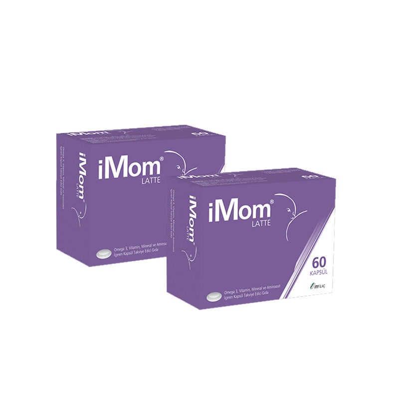 Itf Ilac iMom Latte Omega 3 Dietary Supplement 2x60 Capsules
