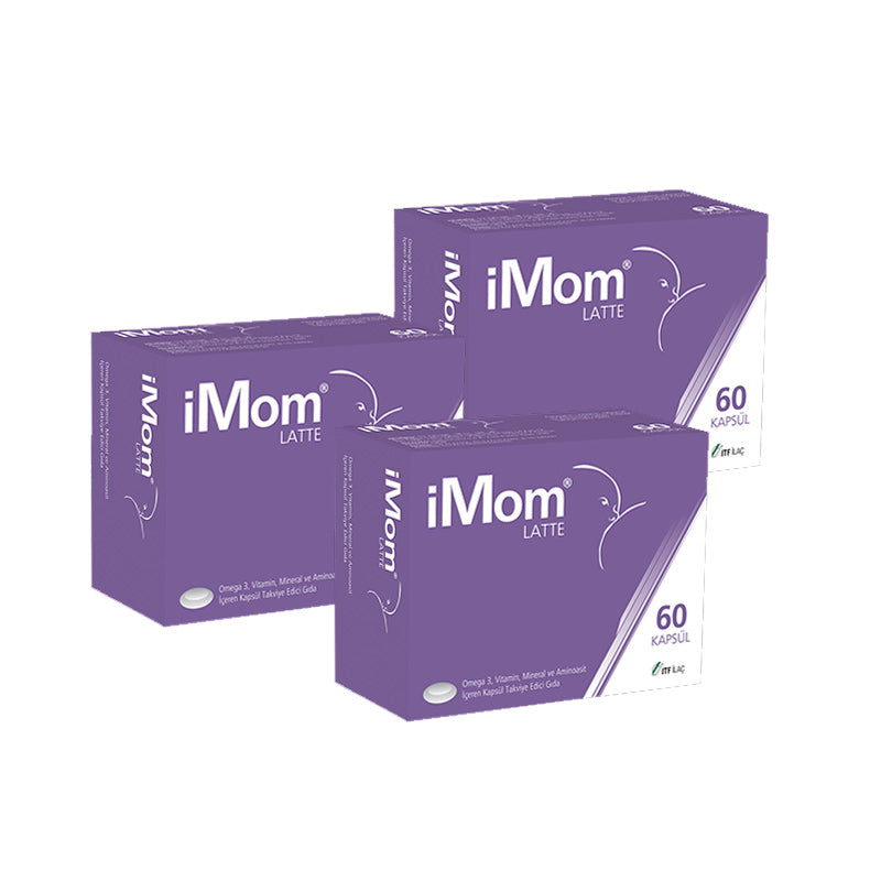 Itf Ilac iMom Latte Omega 3 Dietary Supplement 180 Capsules