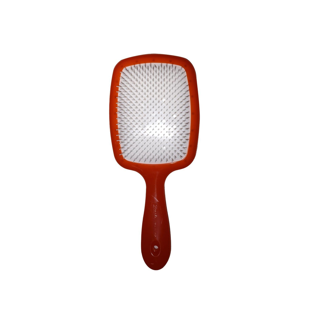 Janeke Ultra Tangler Hair Brush Orange & White