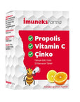 İmuneks Farma Propolis Vitamin C Zinc Effervescent Tablets - Boosts Immune Health Naturally - 20 Tablets - image 3