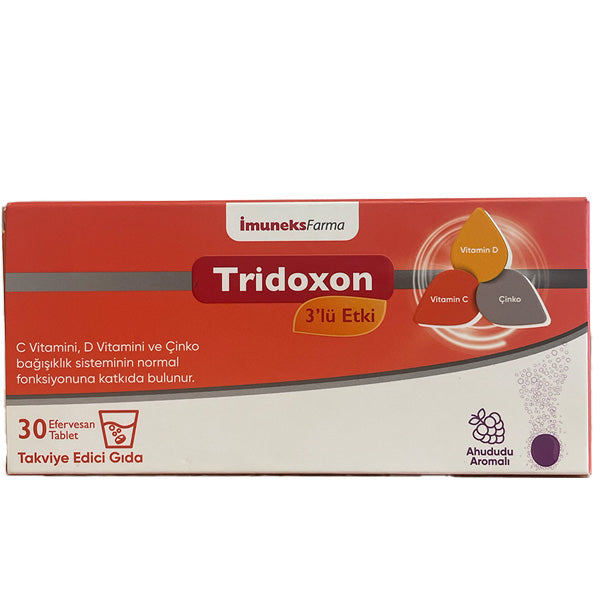 Imuneks Farma Tridoxon Triple Action Effervescent - 30 Tablets