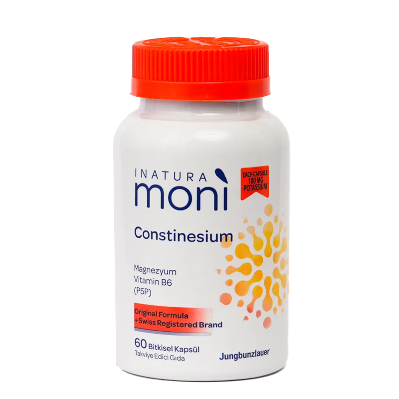 Moni Vitamins Constinesium Magnesium & Vitamin B6 60 Capsules