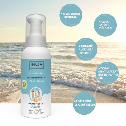 Incia 100% Natural After Sun Lotion Cooling Effect 100 ml
