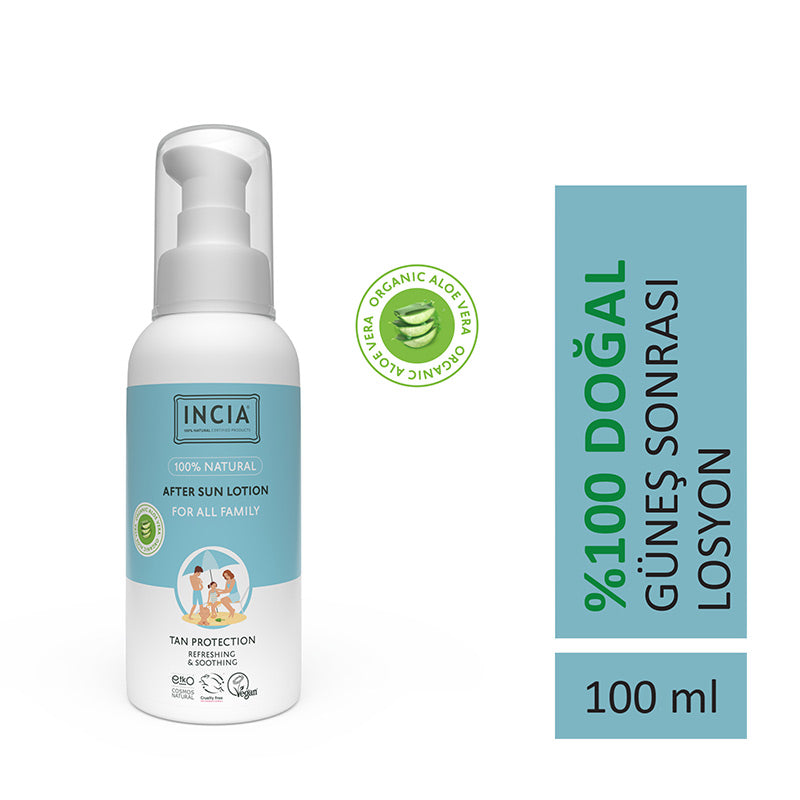 Incia 100% Natural After Sun Lotion Cooling Effect 100 ml