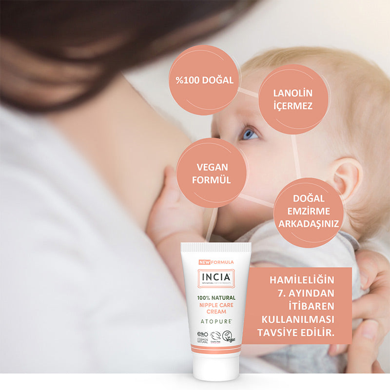 Incia Natural Nipple Care Gel Cream for Nursing Mothers 30 ml