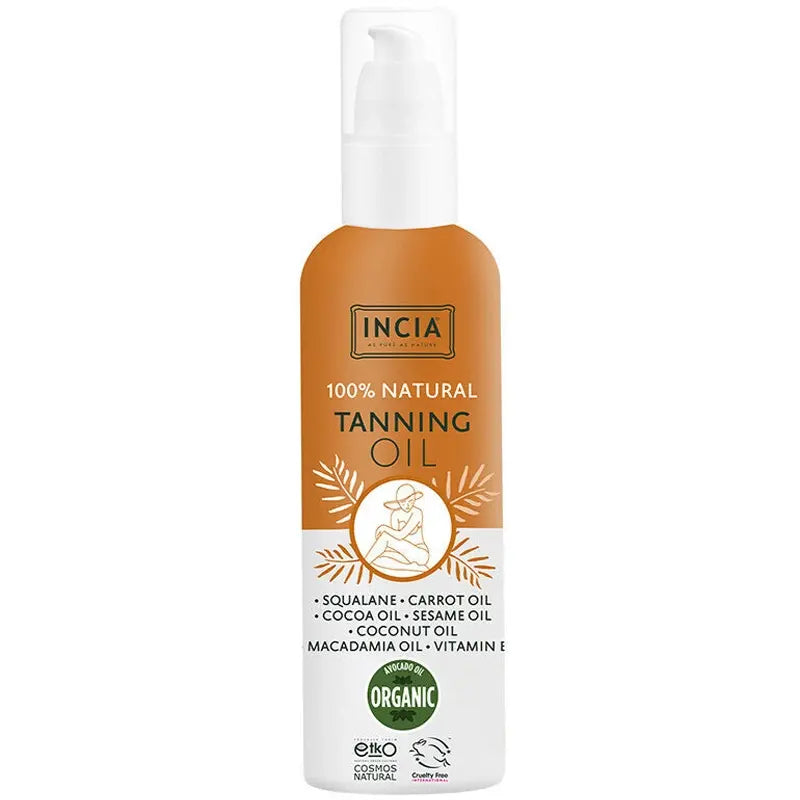 Incia Natural Tanning Oil for a Sun-Kissed Glow 150ml