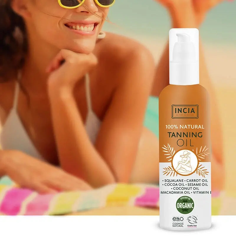 Incia Natural Tanning Oil for a Sun-Kissed Glow 150ml