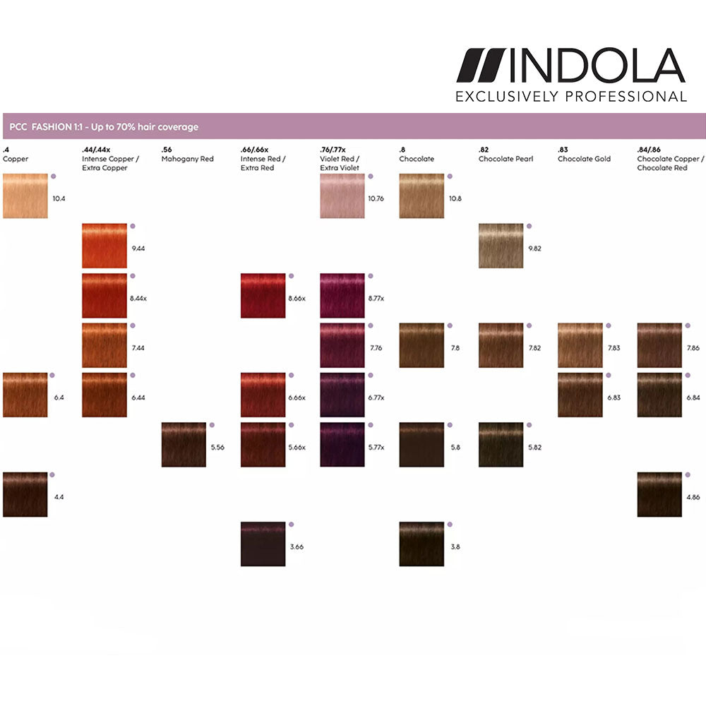 Indola Professional Hair Color Cream 60 ml