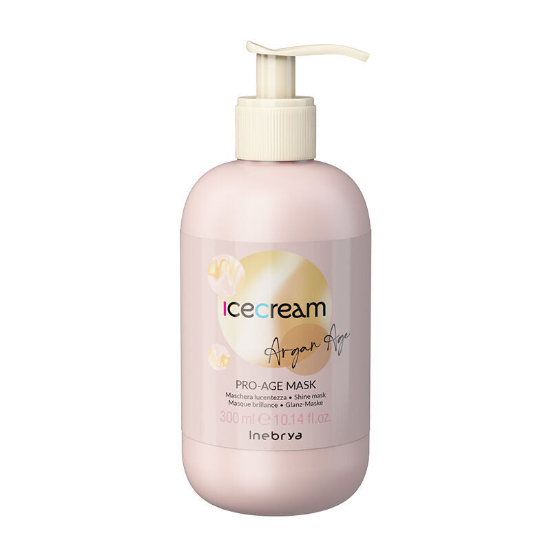 Inebrya Ice Cream Argan Age Shine Mask for Dull Hair 300 ml