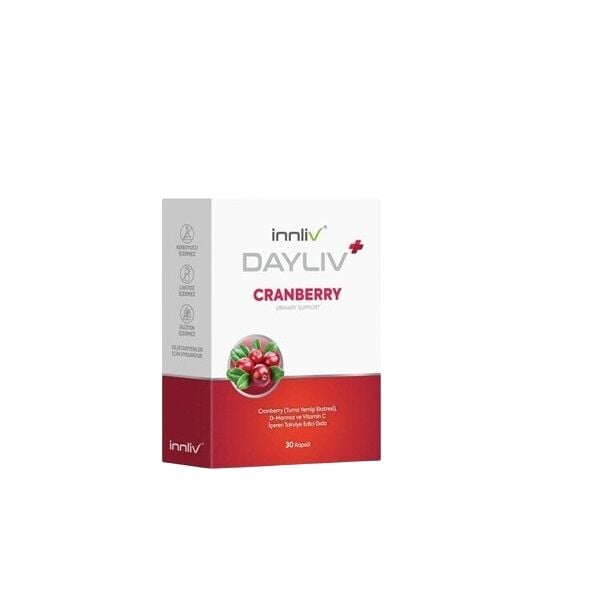 Innliv Dayliv Cranberry Supplement with D-Mannose 30 Capsules