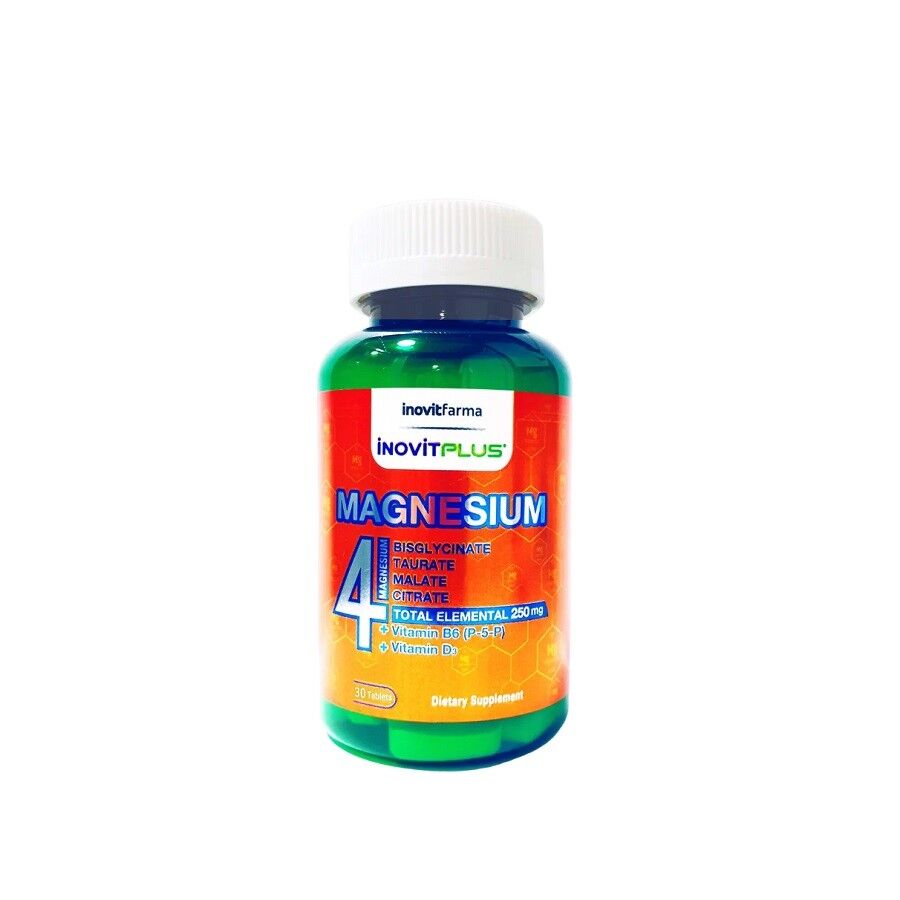 Inovit Plus Magnesium Complex & Vitamin B6 Supplement 30 Tablets