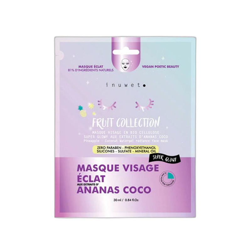 Inuwet Pineapple &amp; Coconut Hydrating Face Mask 30 ml
