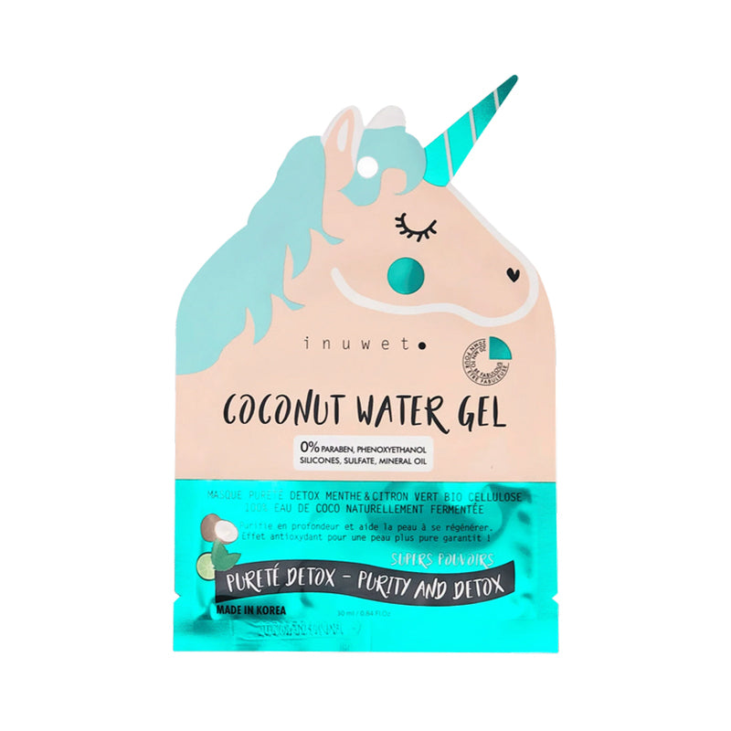 Inuwet Unicorn Purifying Biocellulose Sheet Mask 30 ml