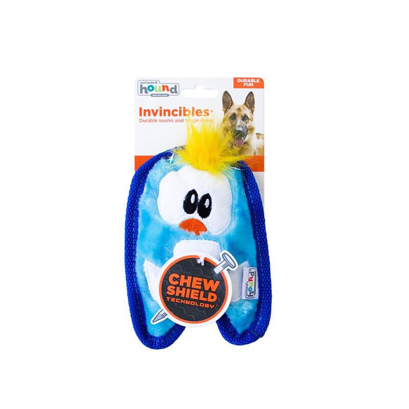 Petstages Invincibles Mini Plush Penguin Durable Dog Toy