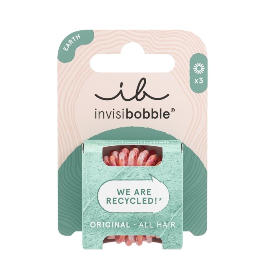 Invisibobble Original Save It Or Waste It Spiral Hair Ties 3 Pack