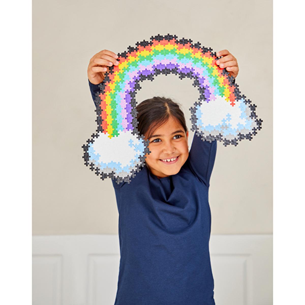 Plus Plus - 500 Piece Rainbow Puzzle for Kids - Educational Toy for Creative Play and Problem-Solving Skills Plus Plus 500 Piece Rainbow Puzzle - Educational Toy for Kids children&#39;s puzzle, educational toy, rainbow puzzle, 500-piece puzzle, creative play, puzzle for kids, learning through play, problem-solving skills, fine motor skills, durable toys, puzzle sets for children
