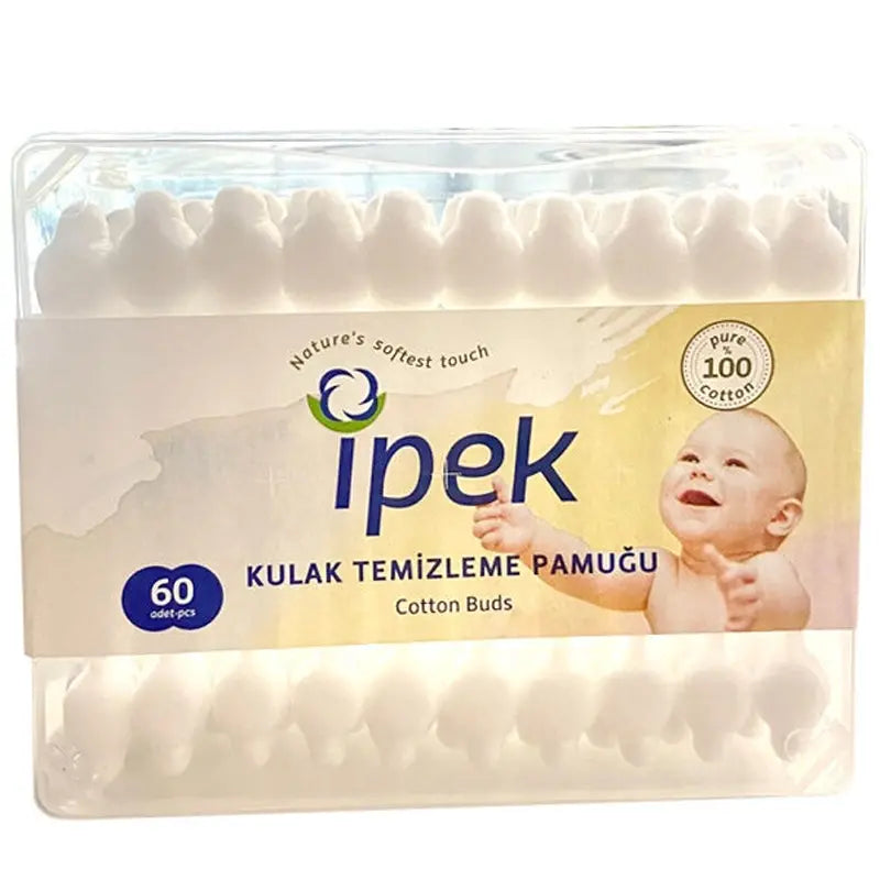 Ipek Pamuk Baby Safety Cotton Buds Pure Cotton 60 Count