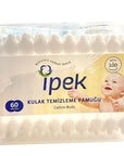 Ipek Pamuk Baby Safety Cotton Buds Pure Cotton 60 Count