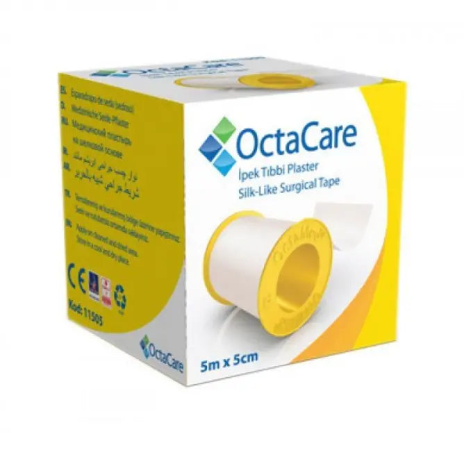 Octamed Octacare Silk Surgical Tape for Secure Dressing 5cm x 5m