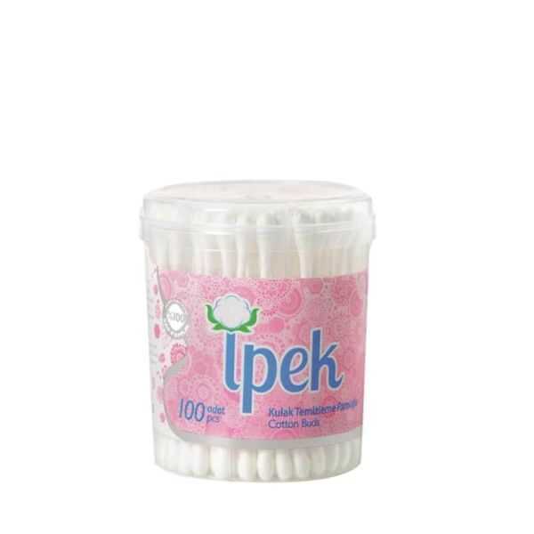 Ipek Cotton Ear Buds Soft Cleaning Swabs 100 Count