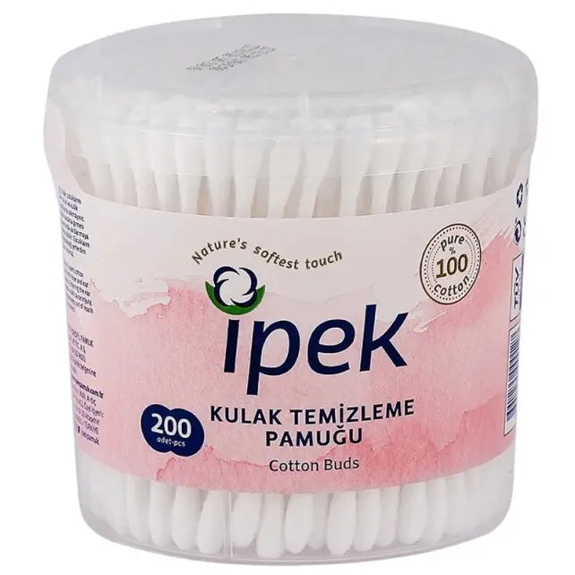 Ipek Pamuk Cotton Swabs for Gentle Ear Care 200 Count