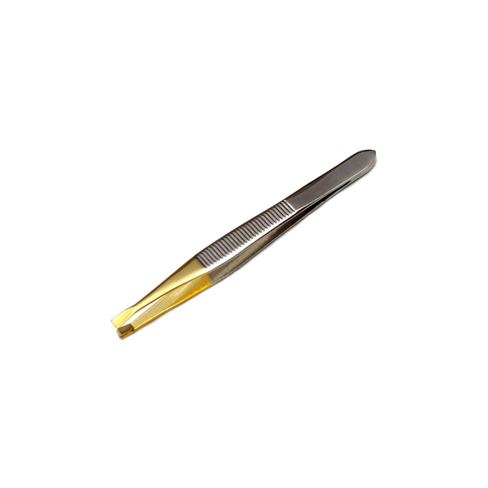 Trina Semi-Gold Precision Tweezers 004 - Luxurious Feel, Accurate Grooming Trina Semi-Gold Tweezers 004 - Precision Grooming Trina Yarı Altın Cımbız, Precision Tweezers, Semi-Gold Tweezers, Beauty Grooming Tools, Tweezers 004, Grooming Essentials, Luxurious Grooming Tools, Hypoallergenic Tweezers, Precision Grooming, Beauty Professionals, Personal Grooming, Sensitive Skin Solutions