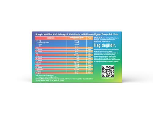 Rossylia Multimax Omega-3 Folik Asit İyot B12 Dietary Supplement for Pregnant Women - view 4