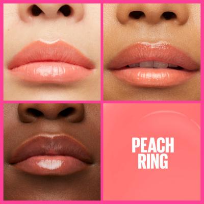 Maybelline New York Lifter Gloss - Hydrating Lip Gloss with Lifting Effect, Non-Sticky Peach Ring Shade Maybelline Lifter Gloss - Hydrating & Lifting Lip Gloss Lip Gloss, Moisturizing Lip Care, Hyaluronic Acid Lip Gloss, Non-Sticky Lip Gloss, Lifting Lip Gloss, Peach Ring Lip Gloss, Maybelline New York, Lip Care, Cosmetics, Beauty Products, Hydrating Lip Gloss