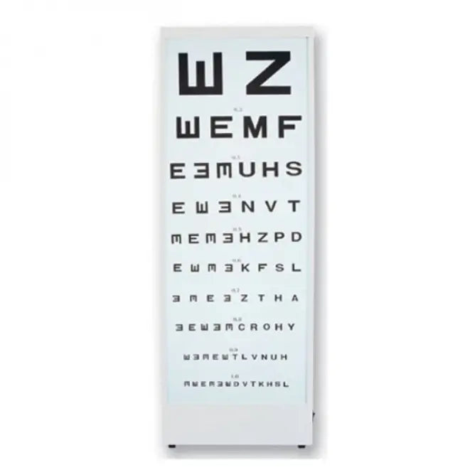 Turmed Illuminated Eye Chart for Vision Testing 70cm