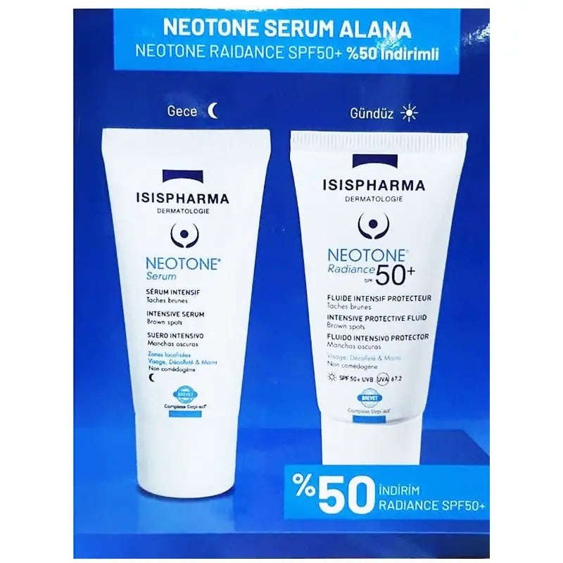 Isis Pharma Neotone Serum & SPF 50+ Radiance Set 2x30ml