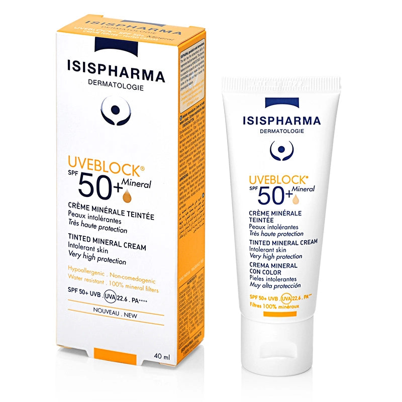 Isis Pharma Uveblock SPF 50+ Mineral Cream 40 ml - Body Cream