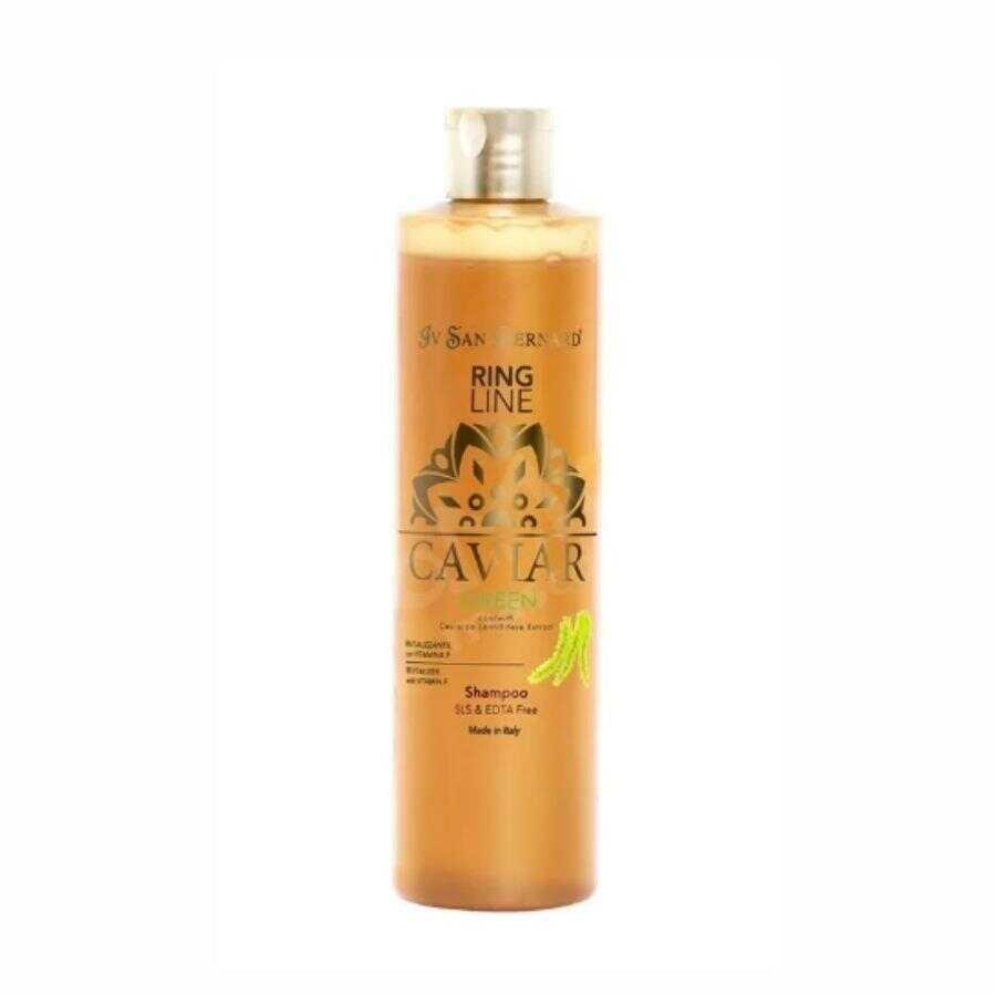 Iv San Bernard Green Caviar Dog Shampoo for Coat Vitality 300 ml
