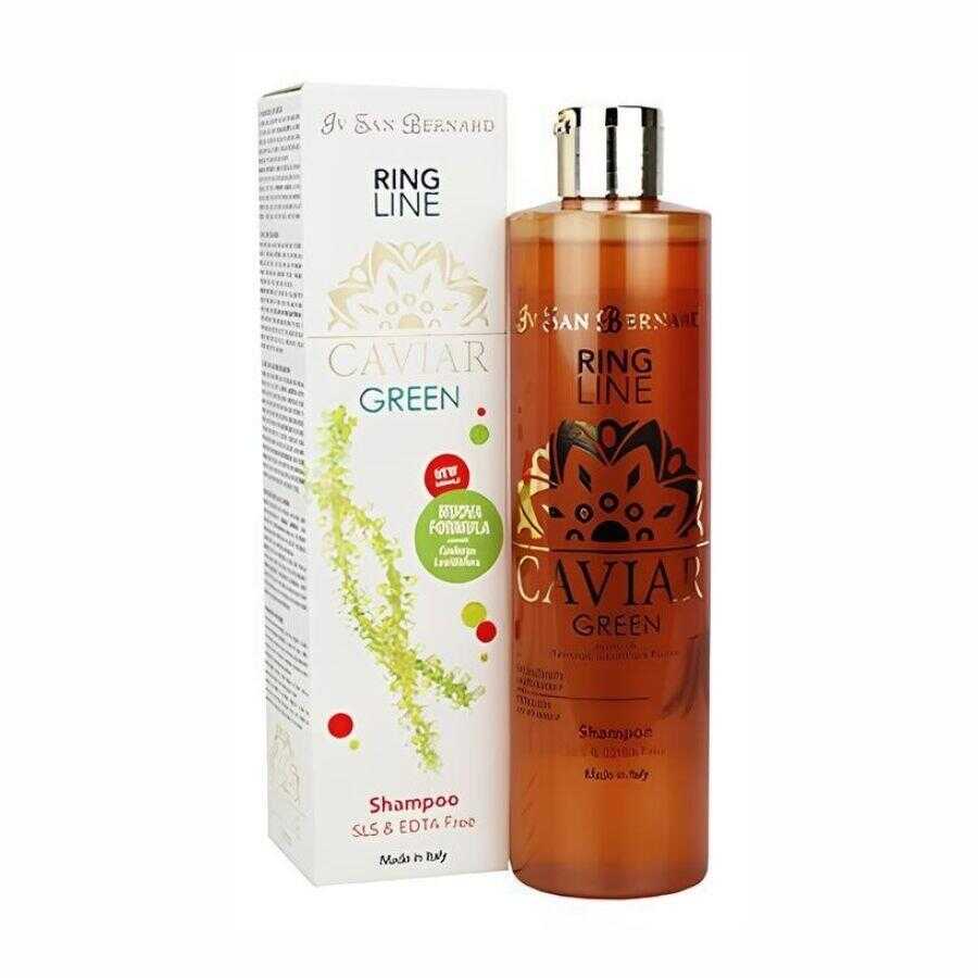 Iv San Bernard Green Caviar Dog Shampoo for Coat Vitality 300 ml