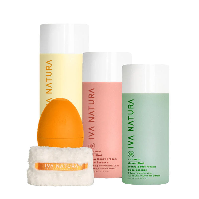 Iva Natura Face Shot 5-Piece Skin Toner and Ice Care Set